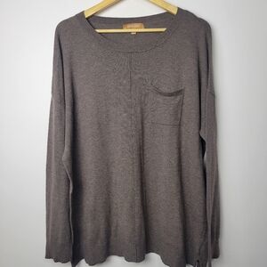 ELLEN TRACY WOMEN'S LOOSE FIT LONG SLEEVE SWEATER SIZE XXL